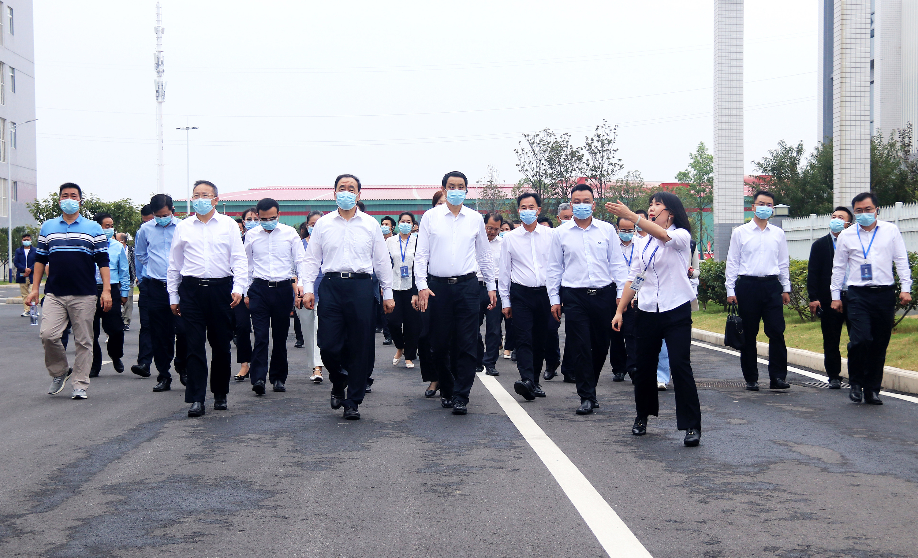 湖北省副省長趙海山帶隊(duì)調(diào)研金茂源（華中）表面處理循環(huán)經(jīng)濟(jì)產(chǎn)業(yè)園